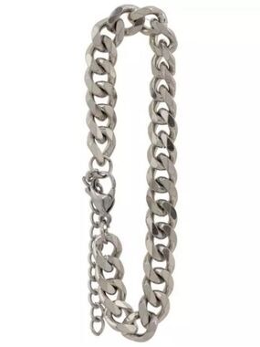New the Jewelry Shoppe Stainless Steel Chain Bracelet - 9m